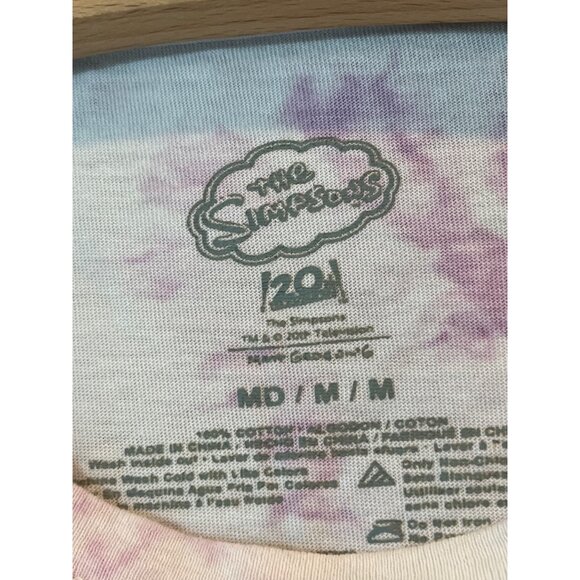 The Simpsons Girls Rock Tie-Dye Graphic T-Shirt M - Picture 4 of 5